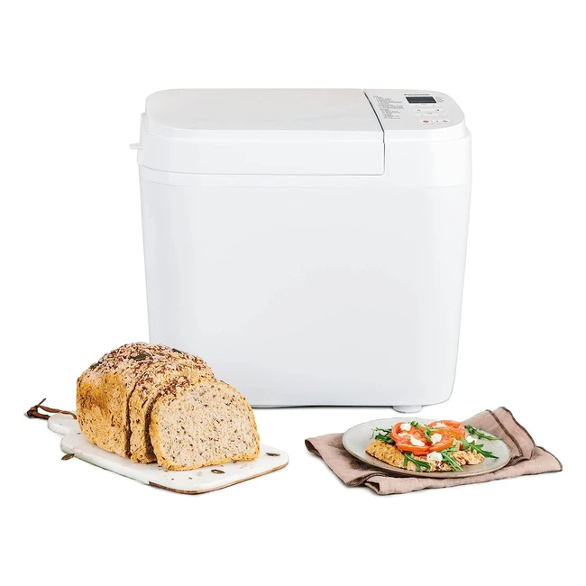 Machine à pain Panasonic SDB2510WXE - 21 programmes, sans gluten, mode confiture et compote, 550W, 1kg, blanc