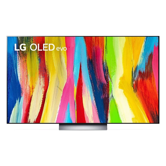 LG OLED55C24LA Smart TV 4K 55'' OLED EVO Serie C2 - Processore 9 Gen - 5 Brightness Booster - Dolby Vision - Precision Detail - 4 HDMI 2.1 - 48Gbps VRR - Google Assistant e Alexa - WiFi