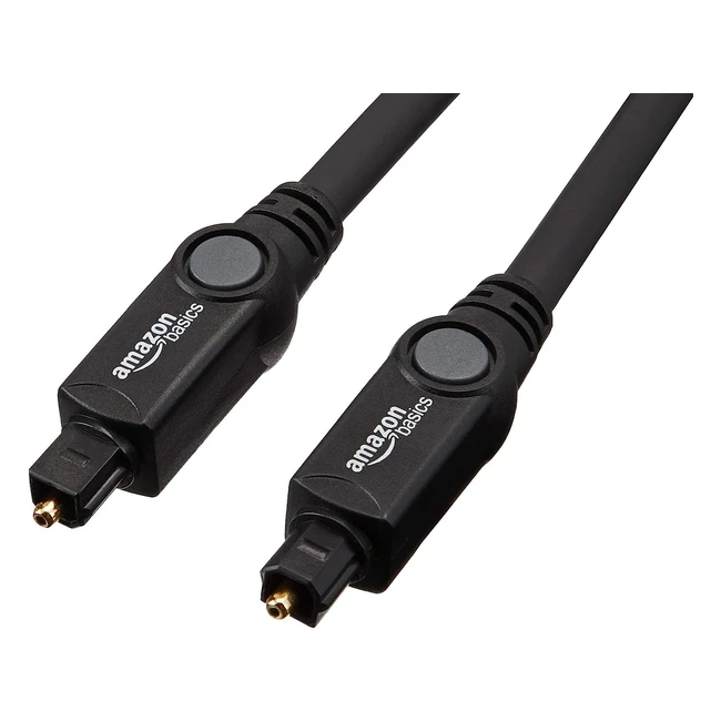 Cable óptico de audio digital Toslink 1.83m - Amazon Basics