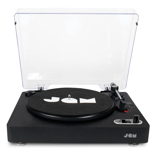 Giradischi Jam Spun Out Bluetooth Platinum - Lettore Vinile 33/45/78 RPM - Uscita MP3 - Custodia Inclusa