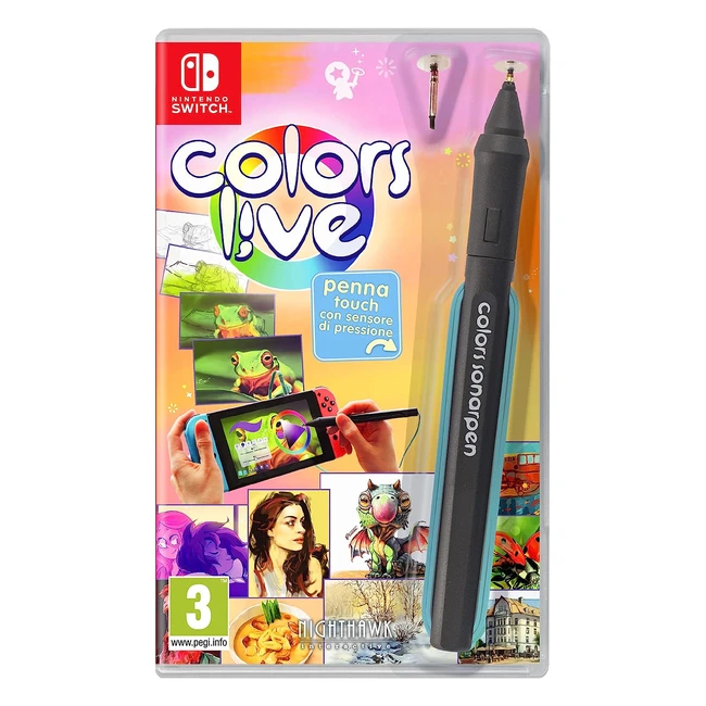 Colors Live Nintendo Switch - Penna SonarPen con Sensibilit alla Pressione