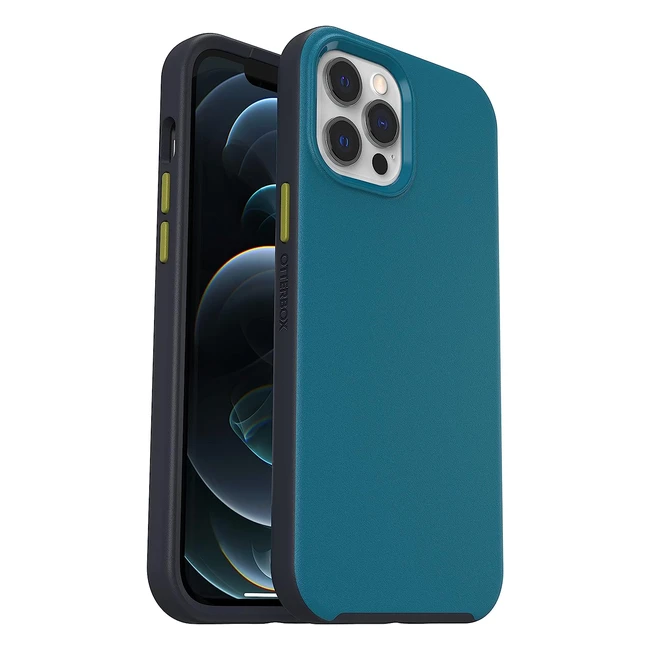 OtterBox Slim Series Case für iPhone 12 Pro Max mit MagSafe - Schockfest, Sturzsicher, ultradünn, militärgetestet - Blaugrau