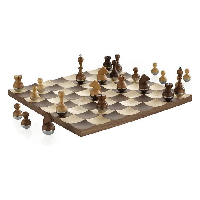 Umbra Wobble Schachspiel Walnuss - Bewegung und Interaktion