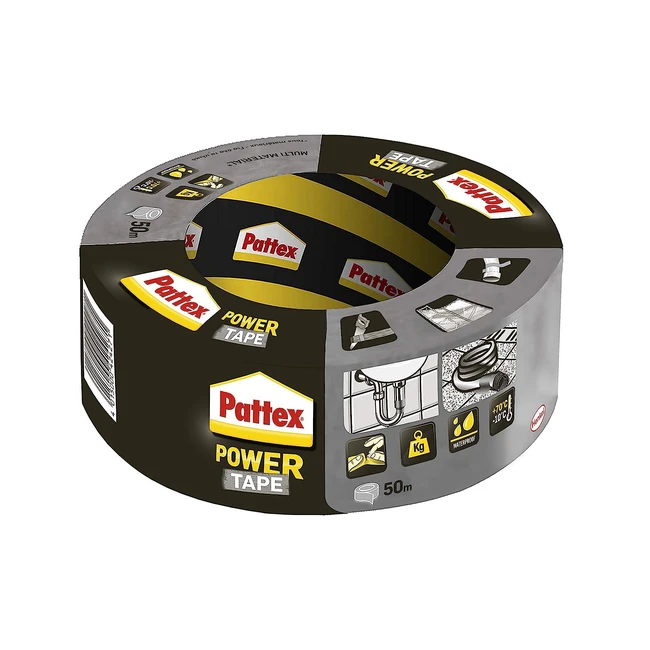 Pattex PT5SW Power Tape 50 m - Extra Starkes Reparaturband