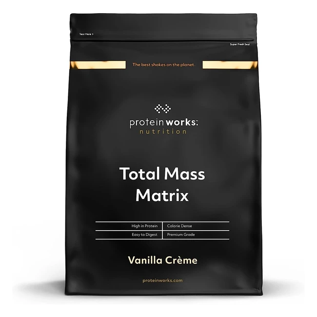 Matrix Massa Totale Mass Gainer - Frullato Proteico per Aumentare la Massa - 2kg