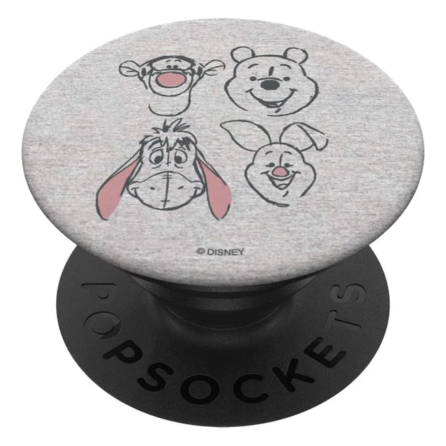 Disney Winnie the Pooh Popsockets Popgrip für Handys und Tablets mit austauschbarem Deckel