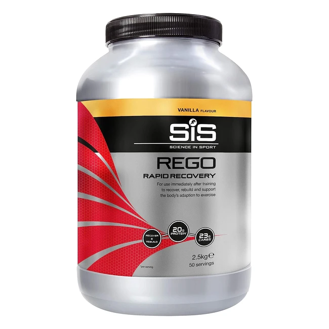 SIS Rego Rapid Recovery Protein & Carbohydrate Shake, 25 kg - Glutenfrei & Laktosefrei