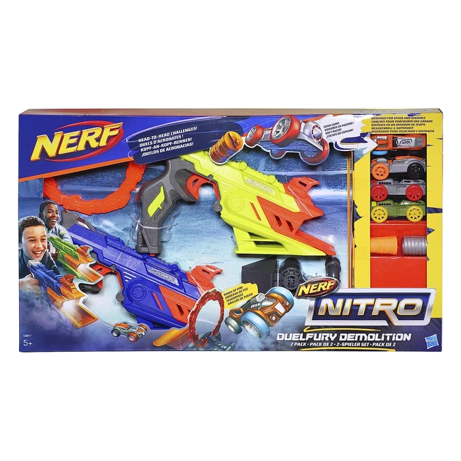 Nerf Nitro C0817EU40 - Duel Furieux de Démolition