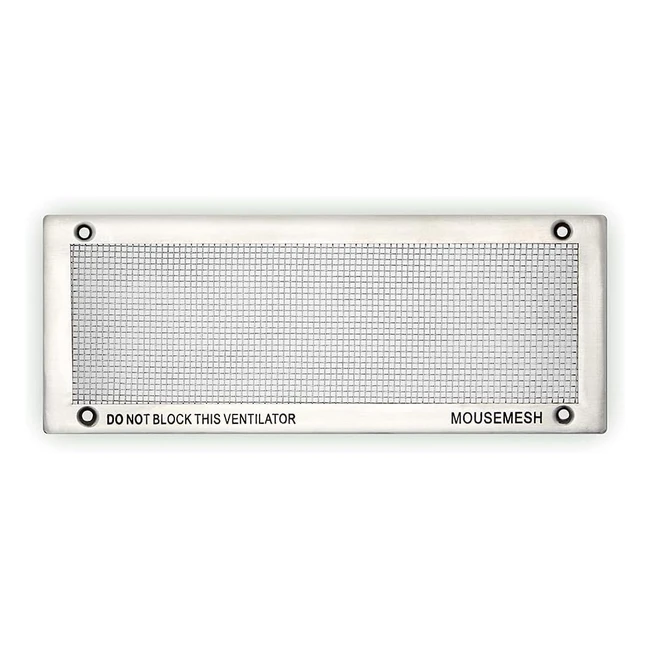 MouseMesh Small Stainless Steel Vent Cover - Stop Pests  Rats - Easy Install