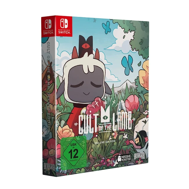 Cult of the Lamb Deluxe Edition - Nintendo Switch/PlayStation 5 - Exklusives Artbook & Soundtrack - Begib dich auf eine mystische Reise