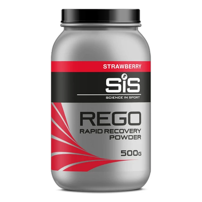 SIS Science in Sport Rego Rapid Recovery Drink Powder - Protein, Strawberry Flavour, 500g