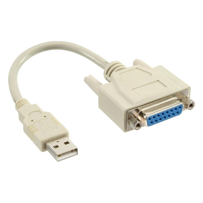 Conversor USB para Gameport USBA SDB15 y B - Intos - Ref 33101