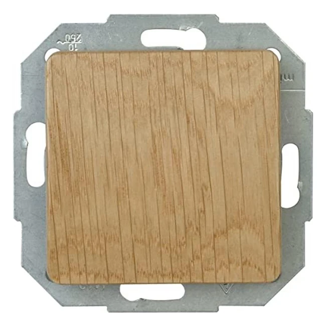 Interruptor Kopp 618630088 - Control de cambio de color de madera real - Milano