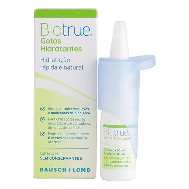 Biotrue Gotas Hidratantes - Refresca y Calma la Sequedad Ocular - 1 Unidad 10 ml