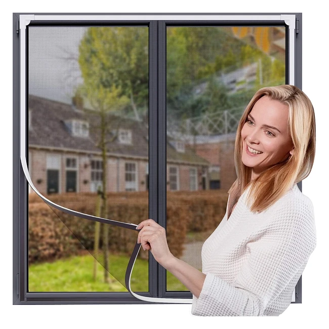 Magnetic Window Screen - Prevent Insects & Mosquitoes - Easy Installation - Max Size 190x120cm
