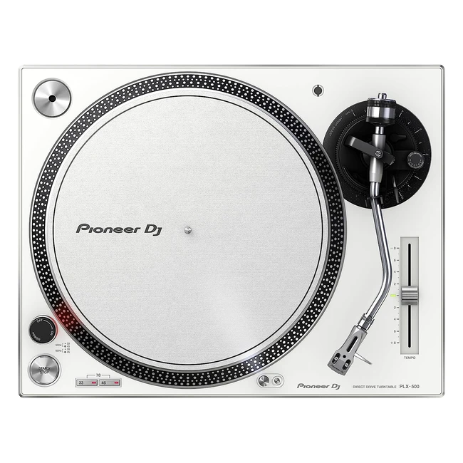 Platine vinyle Pioneer DJ PLX500 entranement direct blanc - Haute qualit s