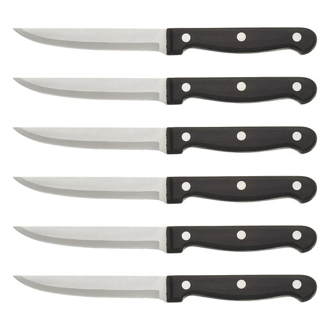 Ensemble de 6 couteaux pour steak Lacor 39061 - Lame tranchante et design lg