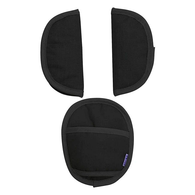 Dooky Universal Harness Pads - Black | Comfort & Style | Reference: 12345