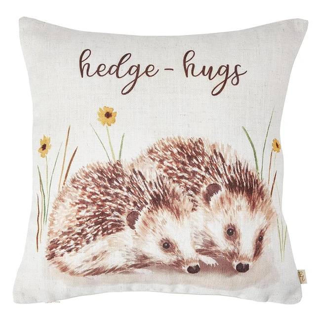 Woodland Hedgehugs Cushion Cover - Evans Lichfield - Multicolour - 43x43cm