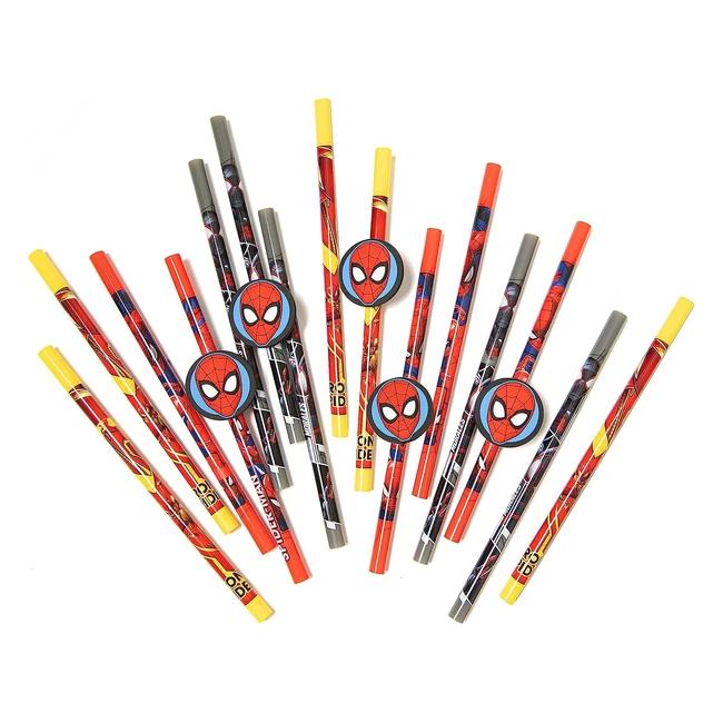 Marvel 78 Reusable Plastic Straw Bundle for Kids - Zak Designs - Spiderman