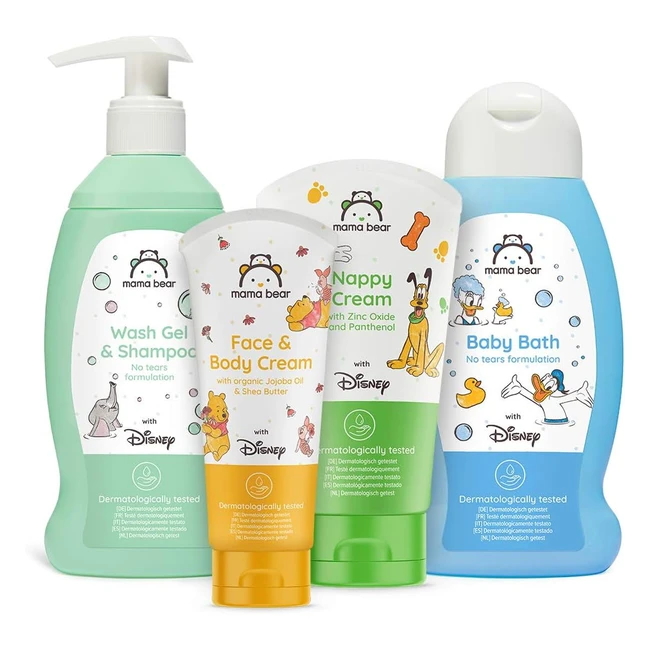 Mama Bear Disney - Assortiment Gel de Bain pour Bb Shampooing Crme de Ch