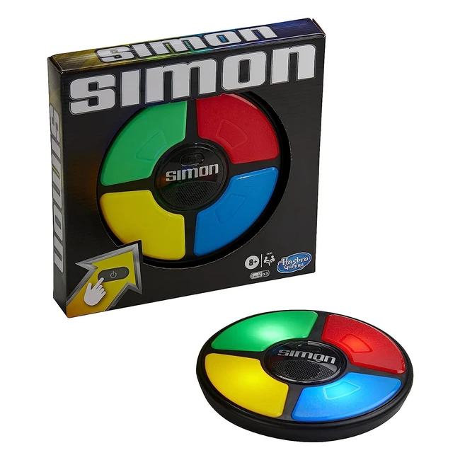 Hasbro Gaming Simon Memory Game - Interactive Brain Teaser for Kids - Ages 8+