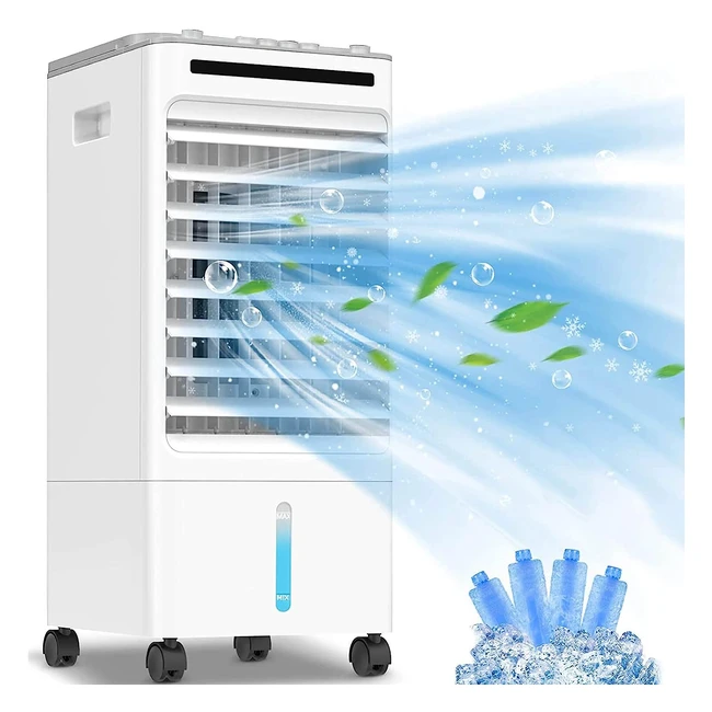 Climatiseur Mobile Silencieux Sonbion 4 en 1 - Refroidisseur d'Air, Ventilateur, Purificateur, Humidificateur