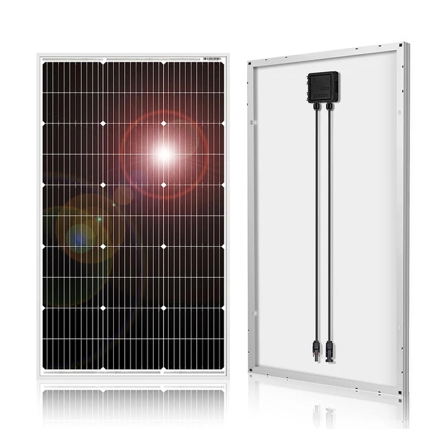 Panel Solar Dokio 100W 12V Monocristalino Alta Eficiencia