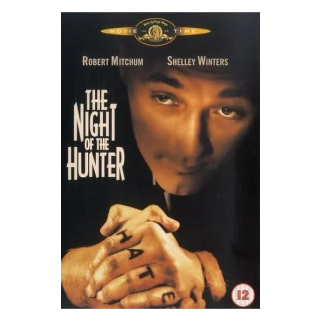 Night of the Hunter DVD 1999 1955 - Classic Film Noir Robert Mitchum Shelley W