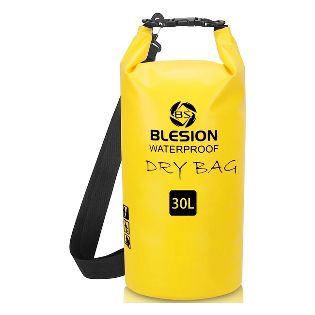 Blesion Borsa Impermeabile Dry Bag 30L - Protezione Ottimale per Avventure All'Aperto