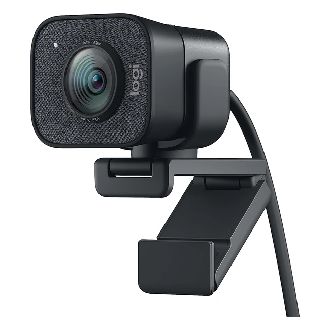 Logitech Streamcam Full HD 1080p Webcam for YouTube and Twitch | AI Facial Tracking | Auto Focus | USB-C | Graphite
