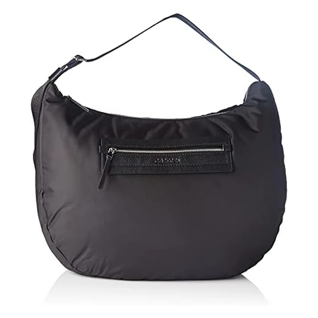 Calvin Klein Womens CK Essential Oversized Hobo Bag - Black One Size
