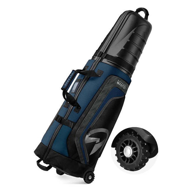 OutdoorMaster Golf Travel Bag - Protect Your Clubs - Lightweight & Easy to Maneuver