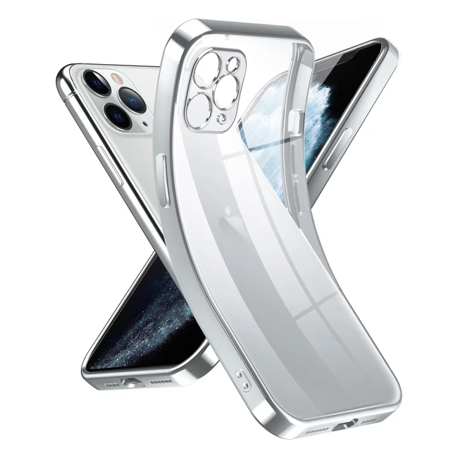 Coque Crystal Clear pour iPhone 11 Pro - Jamais jaune - Protection camra - t