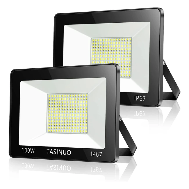 Foco LED Exterior 100W IP67 - 2 Piezas | Tasinuo