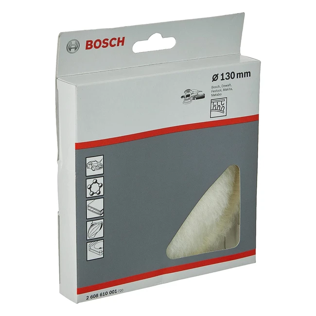 Cuffia Bosch in Pelle D'Agnello - Diametro 130mm - Alta Qualità