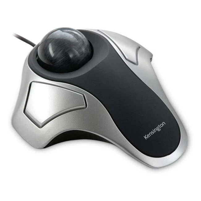 Kensington Orbit Trackball: Ergonomic Wired Mouse for PC Mac and Windows - Optical Tracking, Ambidextrous Design, Space Grey
