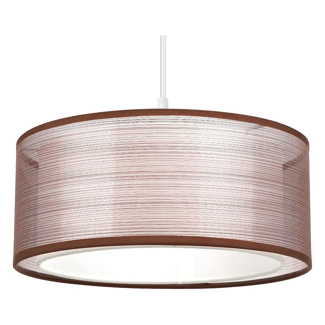 Modern Burgundy Lampshade for Ceiling Lights - Frideko 2 Tier Light Shade - Bedroom Lights - Reference: 30cm