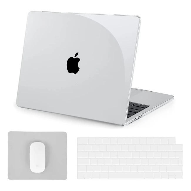 Coque transparente pour MacBook Air 15 pouces M2 A2941 - Protection antirayures