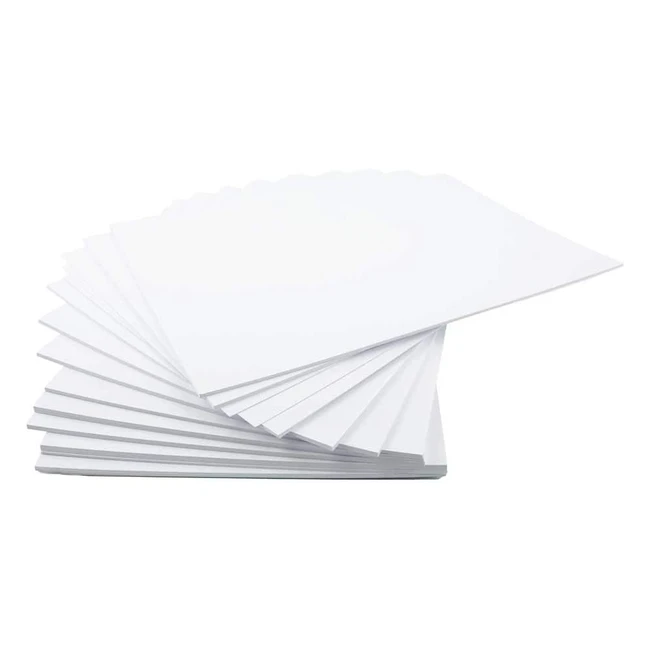 Tarjetas de papel House of Card A5 160gm blanco - Paquete de 100