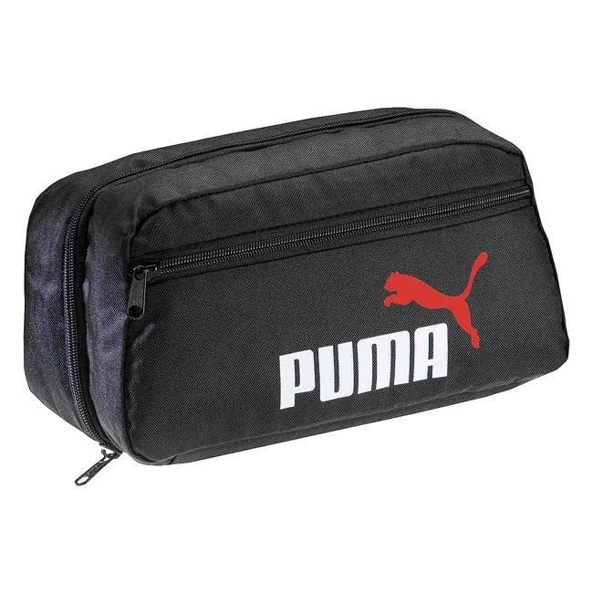Puma Statement Deluxe Edition Waschtasche Schwarz Rot Weiß | Ref.Nr. 123456 | Viele nützliche Details