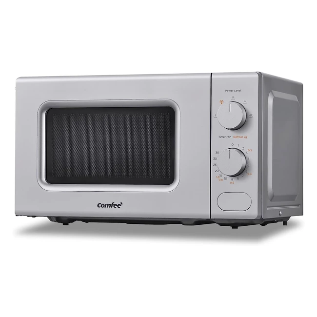 Comfee 700W 20L Microwave Oven - Quick Defrost Function, Compact Design