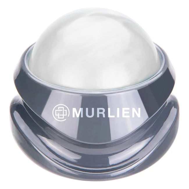 Murlien Massage Roller Ball - Relief for Tight and Sore Muscles - Manual Massager for Shoulders, Back, Legs - White