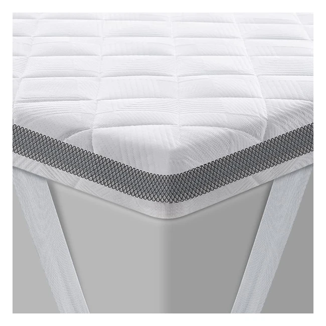 BedStory Gel Topper 180x200 cm H3H4 - Höhe 75 cm - Kaltschaumkern - Atmungsaktiver 3D-Mesh-Bezug - Bequemer Matratzentopper für Boxspringbetten und unbequeme Betten