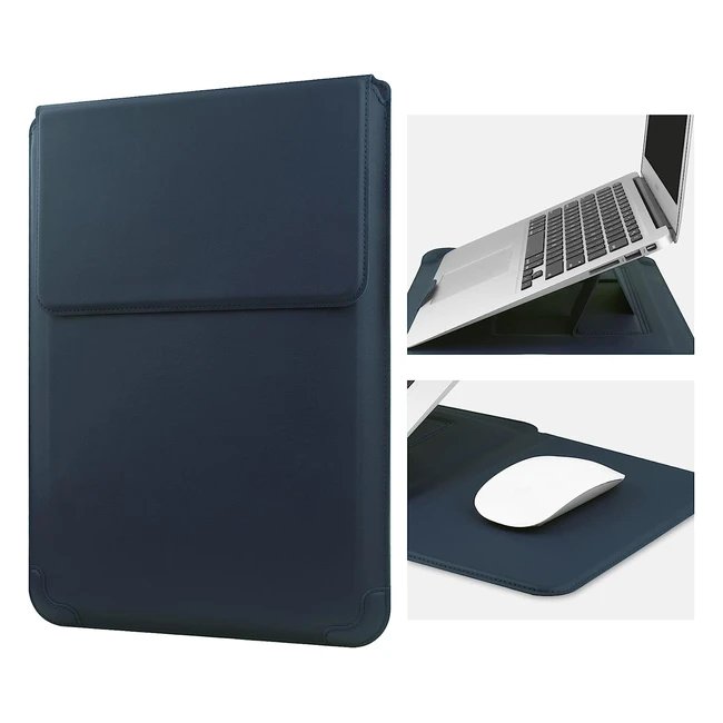 Funda Estuche Hoyixi 156 para Portátiles MacBook Pro 16 2021 2019 Asus VivoBook 15 Huawei MateBook D15 HP 156 PC Lenovo IdeaPad 15 Azul