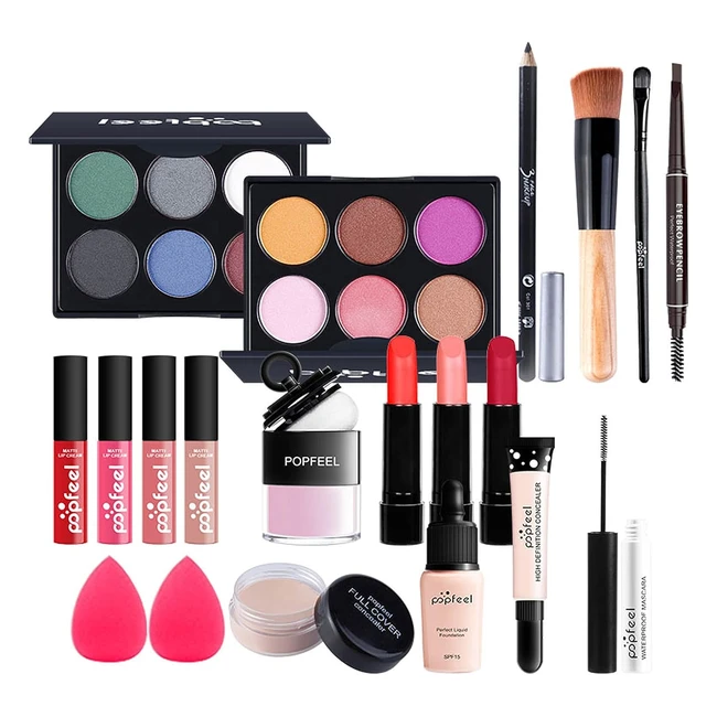 Holzsammlung All-in-One Makeup Kit - High Quality, Long Lasting, Portable