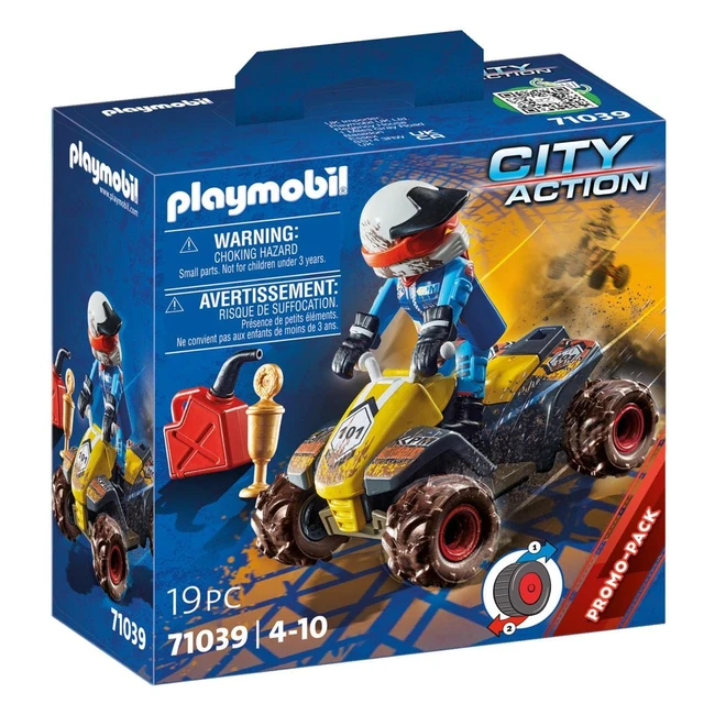 Playmobil City Action Offroadquad mit Pullbackfunktion, ab 4 Jahren
