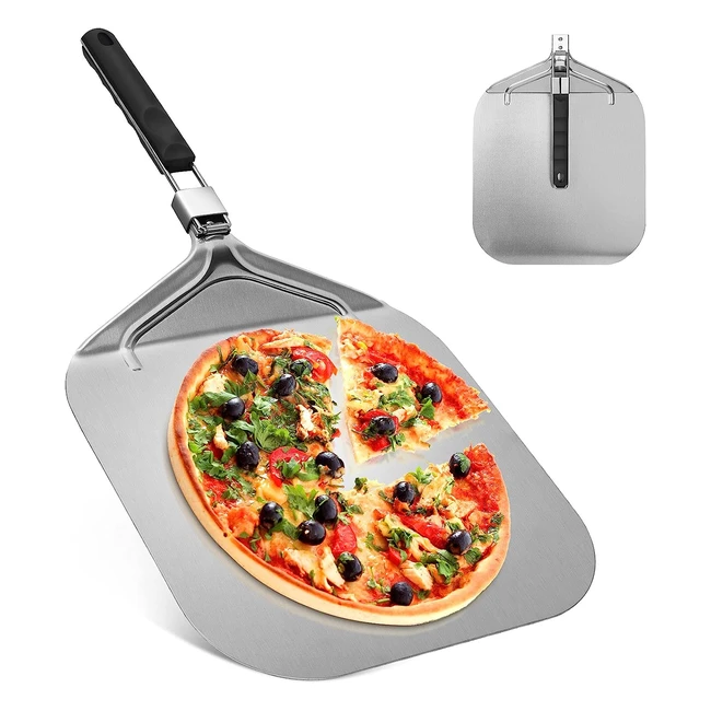Pala para Pizza Profesional de Aluminio - Uihol - Ref. 632 - ¡Fácil de Usar y Transportar!
