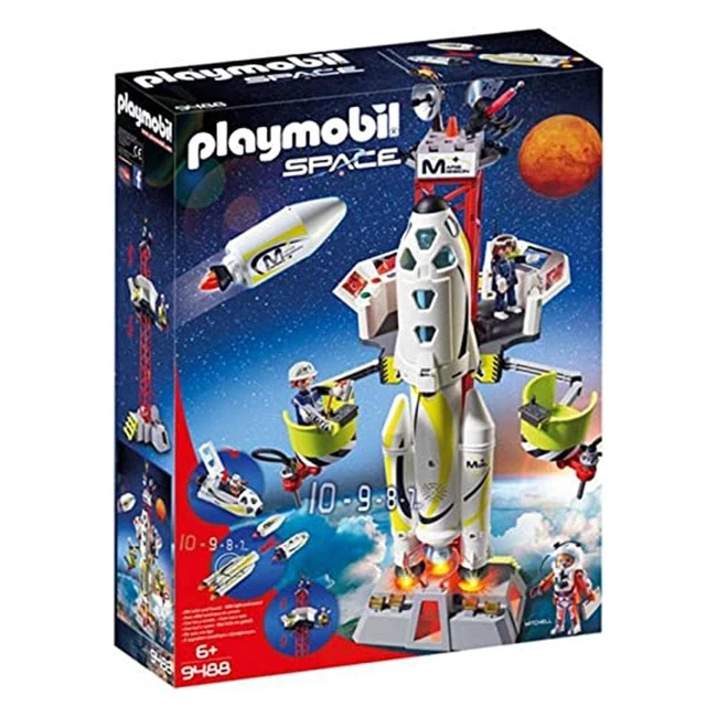 Playmobil Space 9488 Marsrakete mit Startrampe ab 6 Jahren
