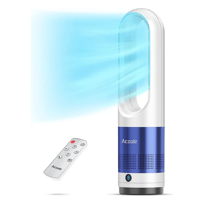 ACoolir Tower Fan 22 Bladeless Fan with Remote LED Display